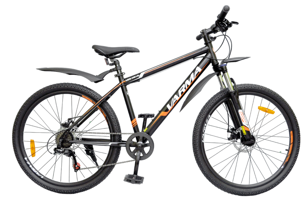 Вело 26" VARMA LEO H61D 26" р.17 черный 7ск., ст. 2024