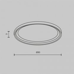 Кольцо декоративное Maytoni  DLA110-B