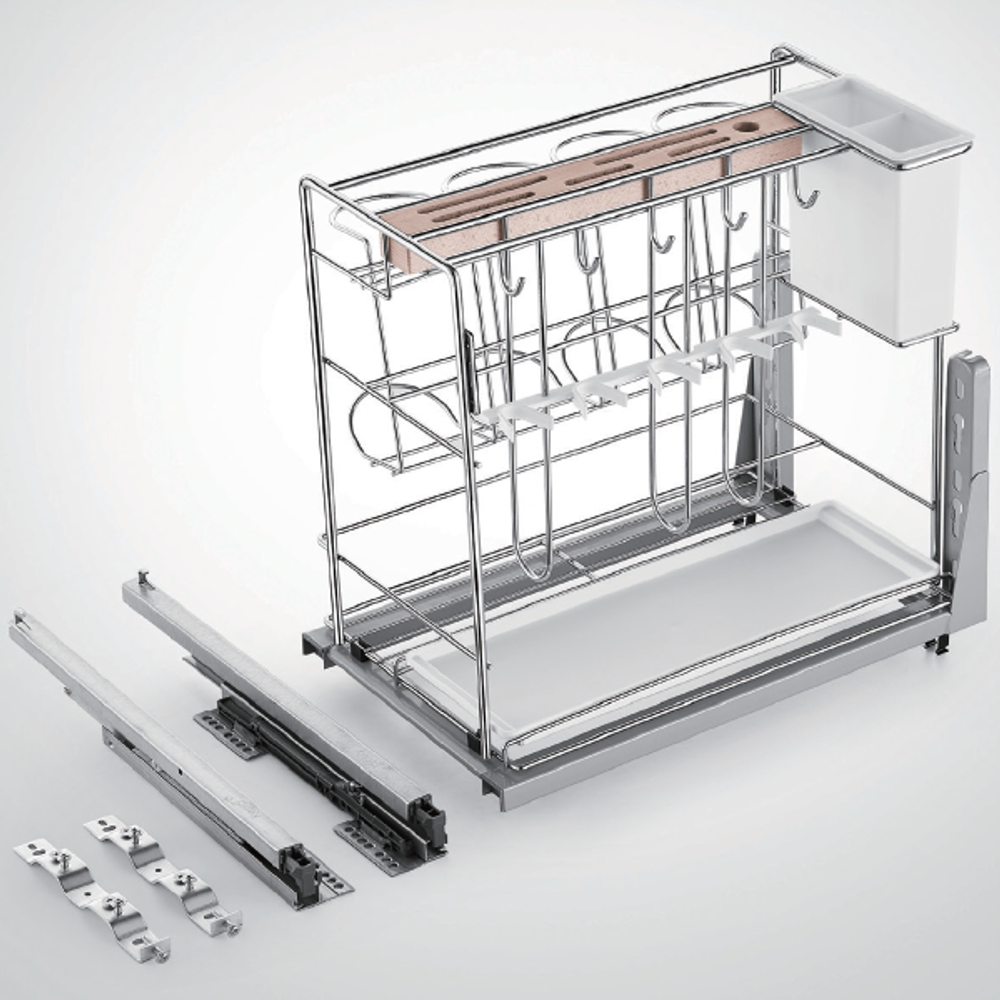 Многофункциональная выкатная корзина - FASHION STYLE, 300x465x422 мм