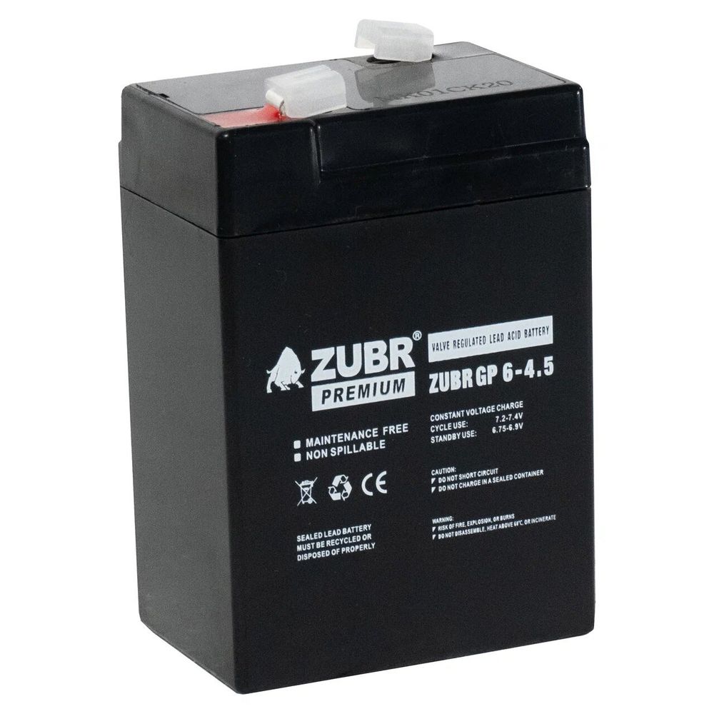 Аккумулятор ZUBR GP6-4.5