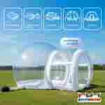 Надувной купол «BubbleTrees» ТПУ с надувным дном 5×3,5×3 м