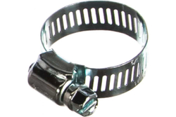 Хомуты Зубр ЭКСПЕРТ оцинкованные, просечная лента 12 мм, 16-32 мм, 4 шт. 37805-016-32-4