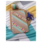 Клейкие ленты полимерные для декора с блестками "ПАСТЕЛЬ", 15 мм х 3 м, 7 цветов, ОСТРОВ СОКРОВИЩ, 661716