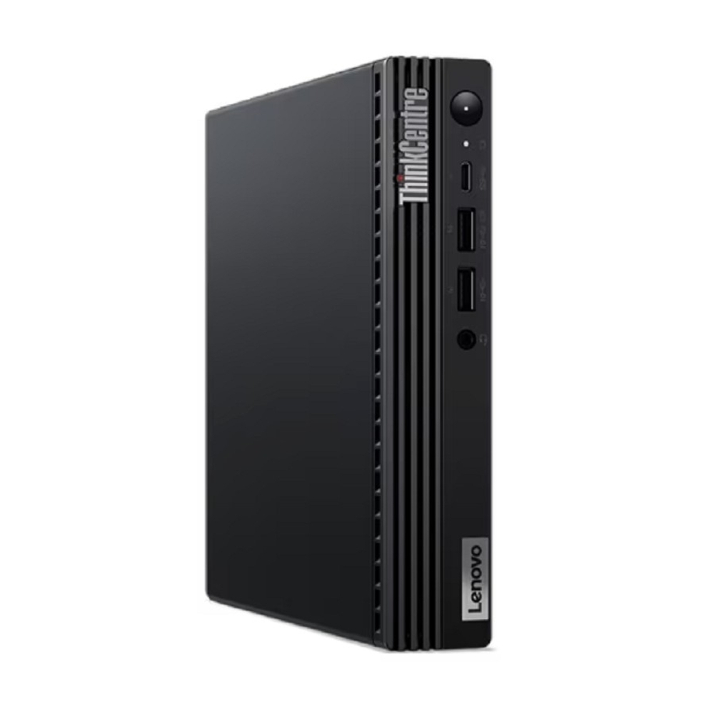 Компьютер Lenovo ThinkCentre M70q Tiny G3 [11T300AQUM] (КЛАВ.РУС.ГРАВ.) Black (i3-12100T/8GB/256GB SSD/DOS/k+m)