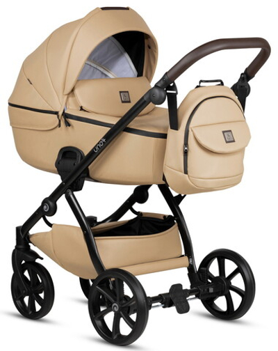 Детская коляска Tutis Uno 5 Plus Leather collection 3 в 1 1402167 Caramel