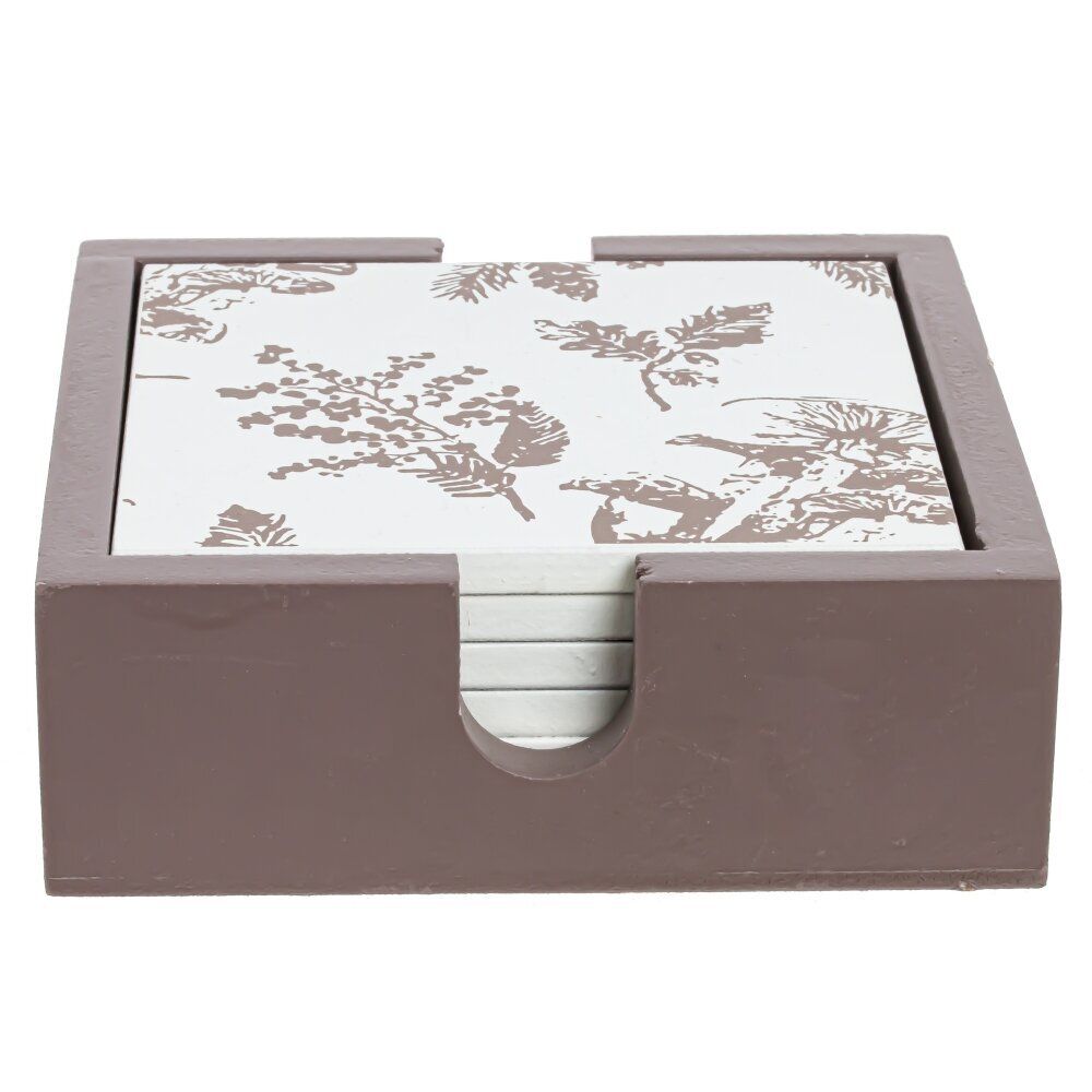 GAEM Набор из 6-ти подставок под кружку на подставке, L12 W12 H4 см