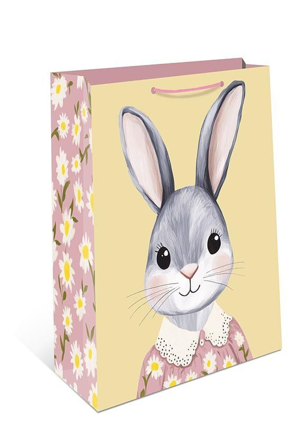 Пакет подар. бумажн. 33*42*10 см, 130гр/м2 Зайка