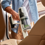 Пылесос вертикальный акк. Greenworks SV24360, 24V, б/щет, 250 Вт, 17 кПа, электрощетка, 2 насадки, LED, белый+серебро, 1х4Ач и ЗУ (4702107UB)