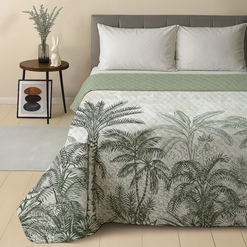 PROVANCE Мосс Покрывало стеганое принтованное 200х220см, 100% полиэстер