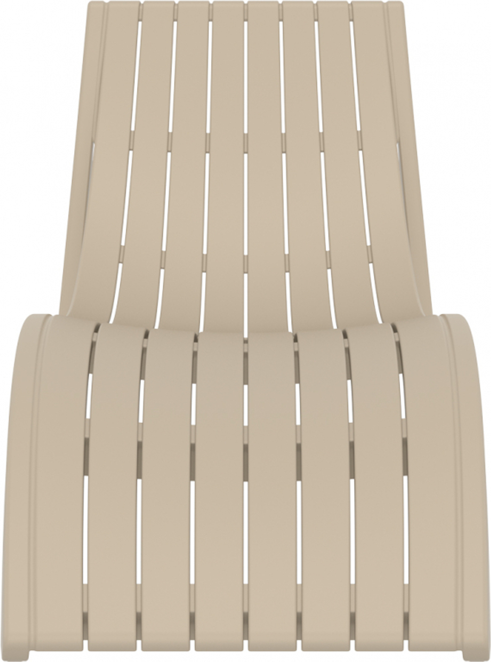 Шезлонг-лежак пластиковый Slim