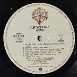 Винтажная виниловая пластинка LP Fleetwood Mac Mirage (Japan 1982) (No Obi) Book Of Love