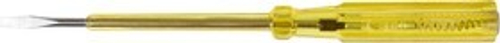 Отвертка индикаторная, желтая ручка 190мм 100-500В