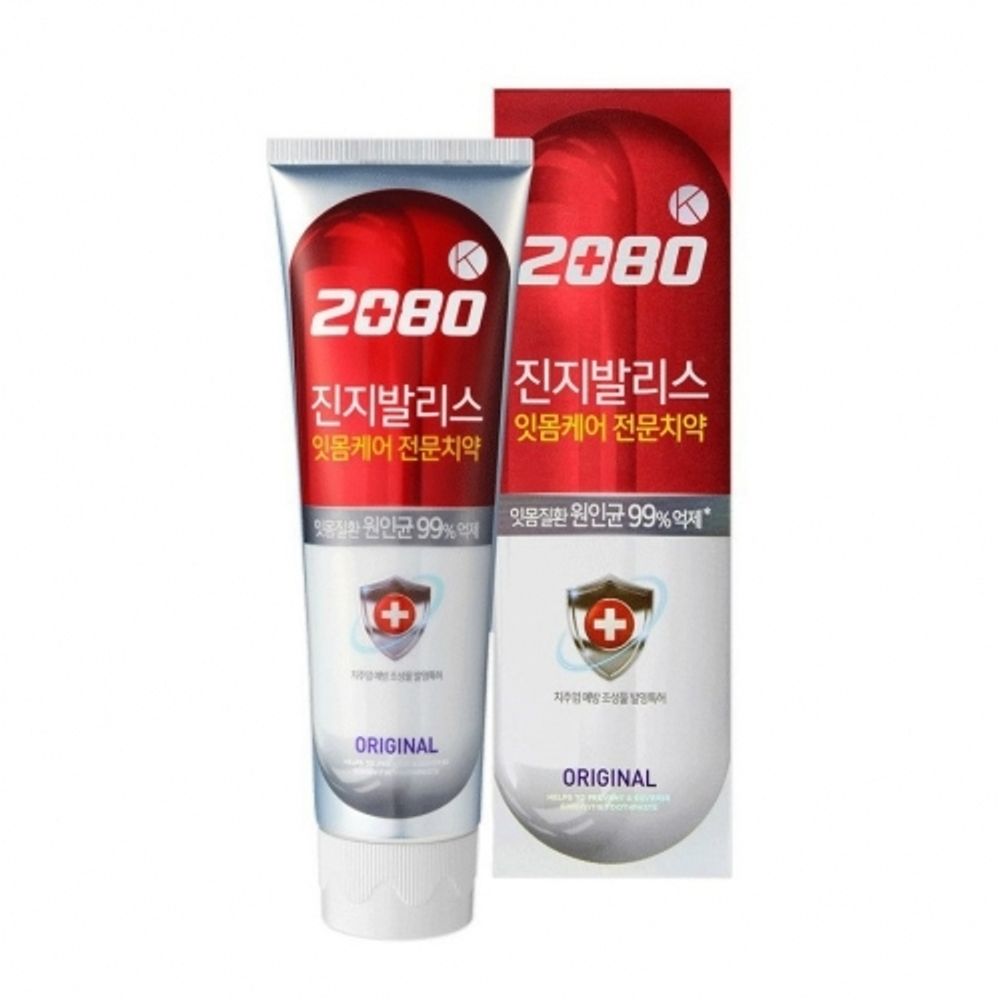 Зубная паста с травами Aekyung 2080 K Gingivalis Original (красная)(120 гр)