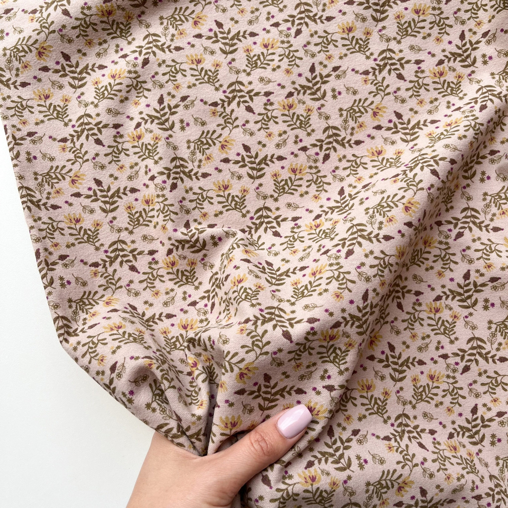 Фланель Гербарий на какао