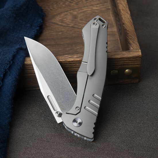 Нож Bestech BT2301C Keen II с клинком из стали CPM-S35VN, рукоять Damascus G10