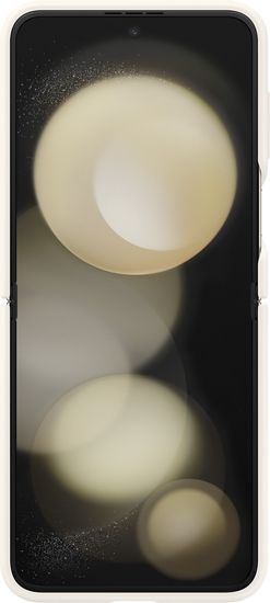 Чехол Samsung Silicone Case with Ring Z Flip5 кремовый