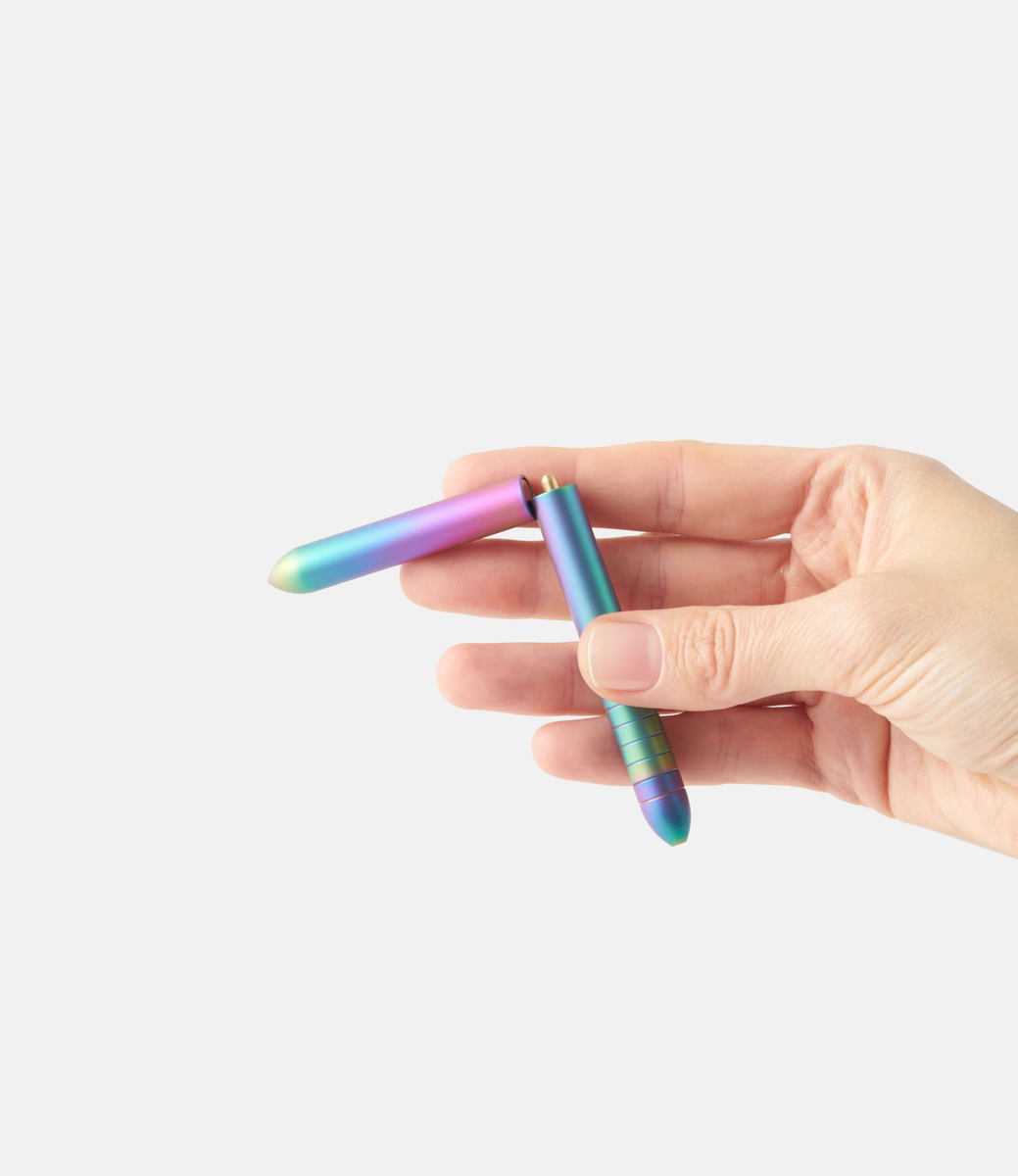 Mezmoglobe Mezmopen Titanium Rainbow — магнитная ручка-трансформер из титана