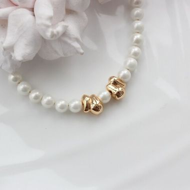 Бусина спейсер, 9*9 мм, позолота, П078