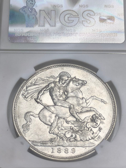Монета 1 крона Великобритания 1880 год
