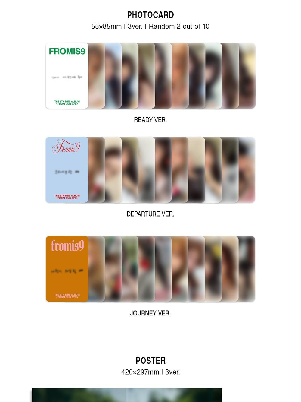 Альбом fromis_9 - FROM OUR 20's 6th Mini Album PHOTOBOOK RANDOM Version