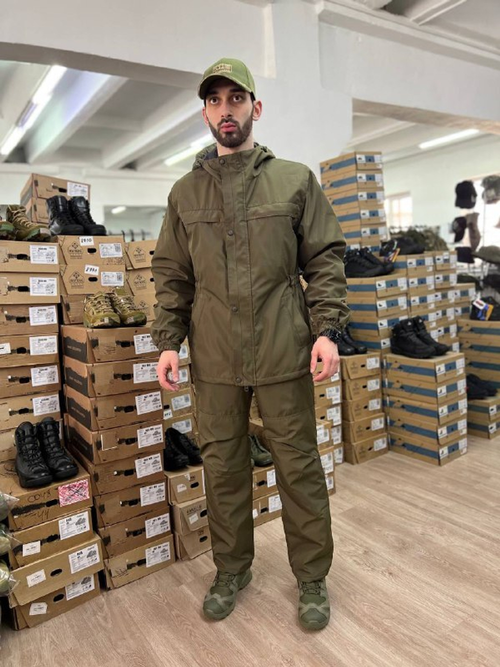 Костюм Город 2 деми / олива