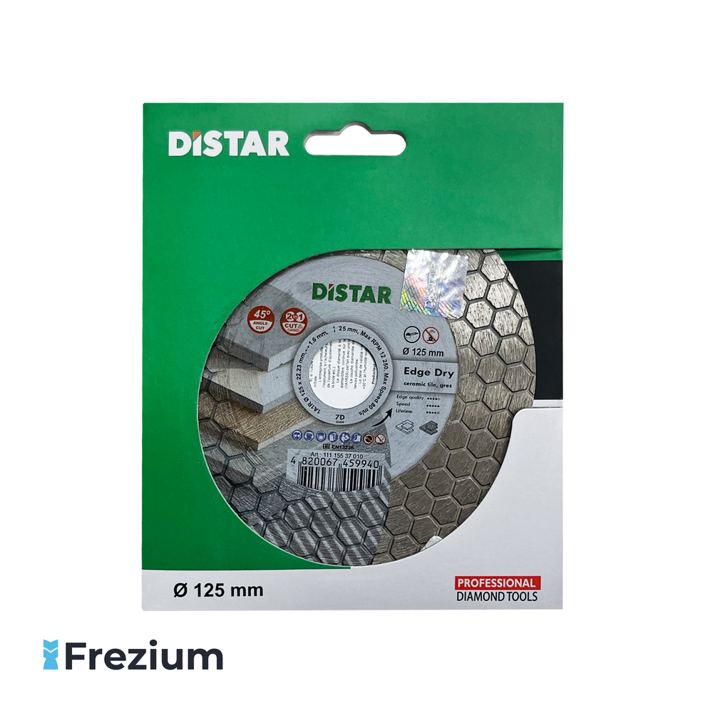 Диск алмазный &quot;Distar&quot; Edge Dry (125x22,23)