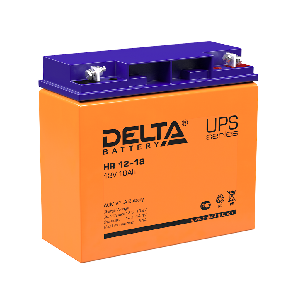 Аккумуляторные батареи DELTA HR 12-18