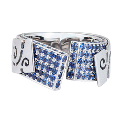 Кольцо с Сапфирами, R0003-0/11