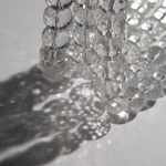 Горный хрусталь (имитация) "Дискобол", 12мм, шар, микроогранка