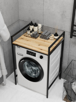 Стеллаж в ванную для стиральной машинки AQUA