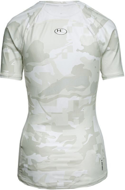 Женская теннисная футболка Under Armour Iso Chill Team Comp SS - white