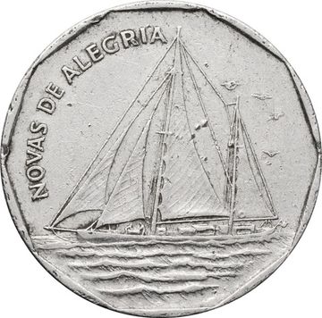 20 эскудо 1994 Кабо-Верде (Корабли) Novas de Alegria