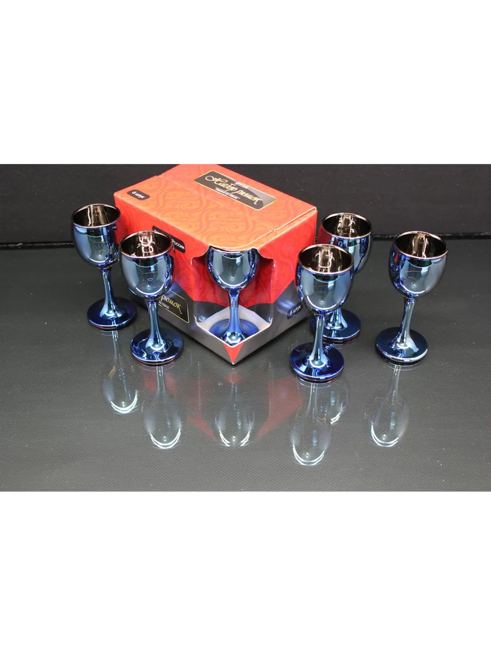 Подарочный набор рюмок Лазурит