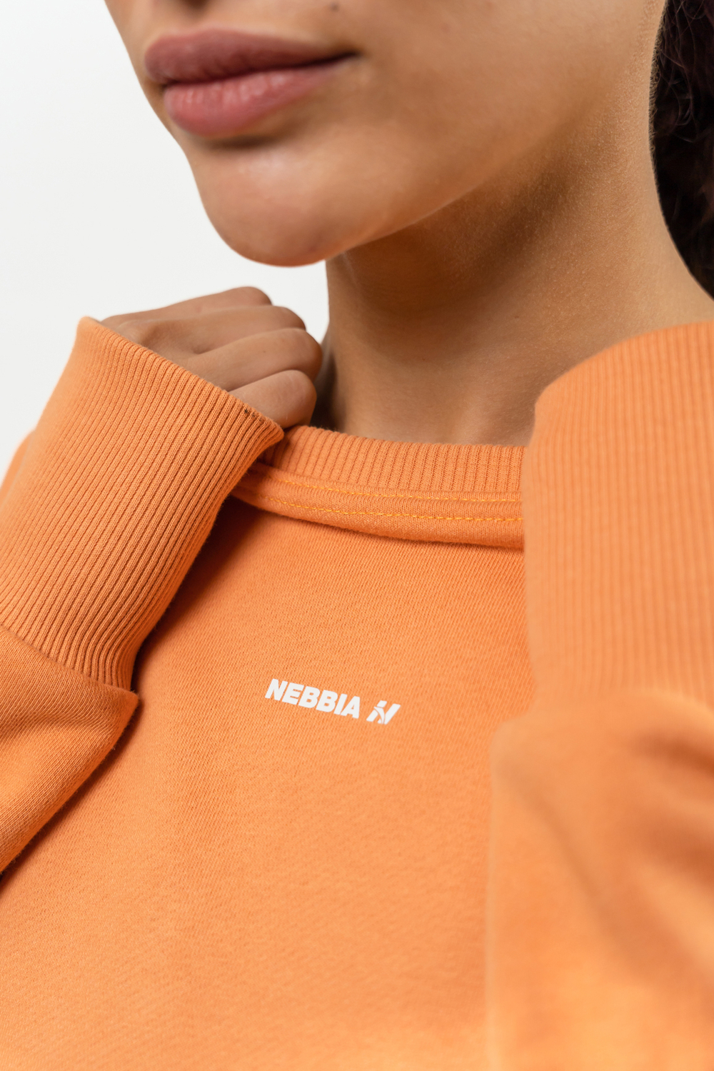 Свитшот Crop Crew Neck Sweatshirt GYM SPIRIT 483 Оранжевый