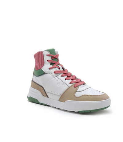 Кожаные кроссовки high cut seasonal Tommy Hilfiger - белый(FW0FW06647)