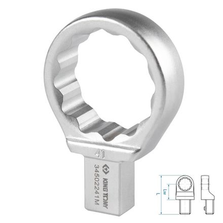 Цена на KING TONY (34502241M) Насадка накидная серии "FIT", 41 мм, 14х18 мм