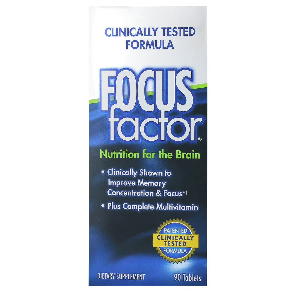 Focus Factor, Nutrition For The Brain, оригинальная формула, 90 таблеток