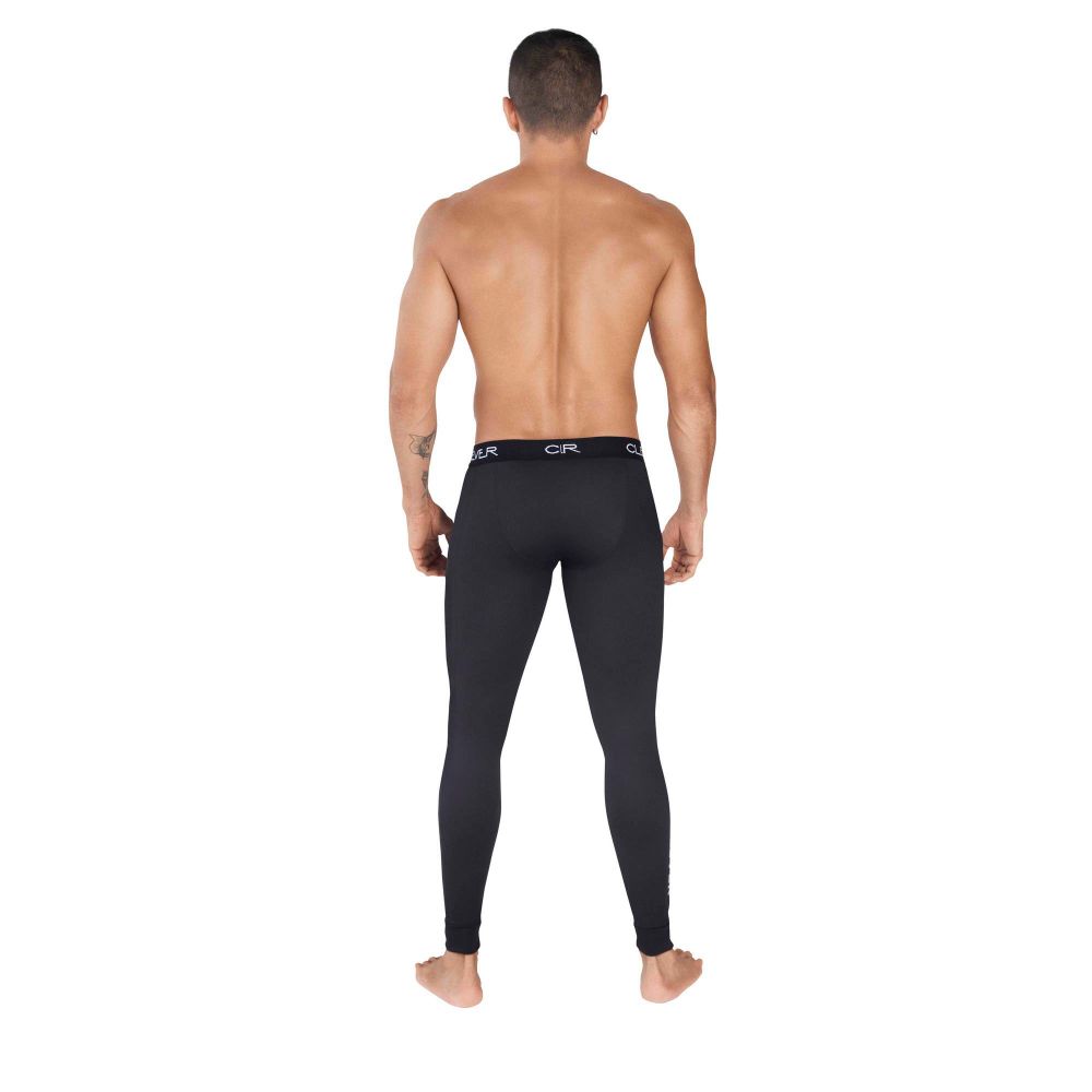 Мужские легинсы черные Clever VISUAL LONG JOHNS 037311