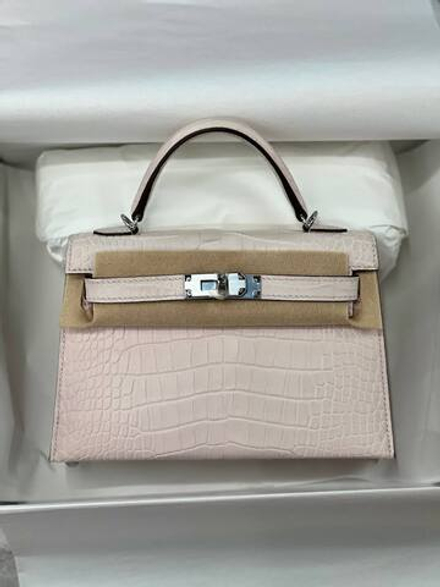 Сумка Hermes из кожи крокодила
