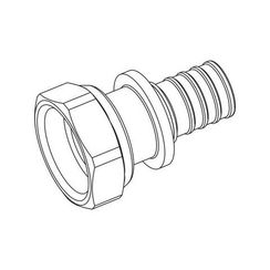 Переходник 16-G 3/4 с гайкой Rehau Rautitan