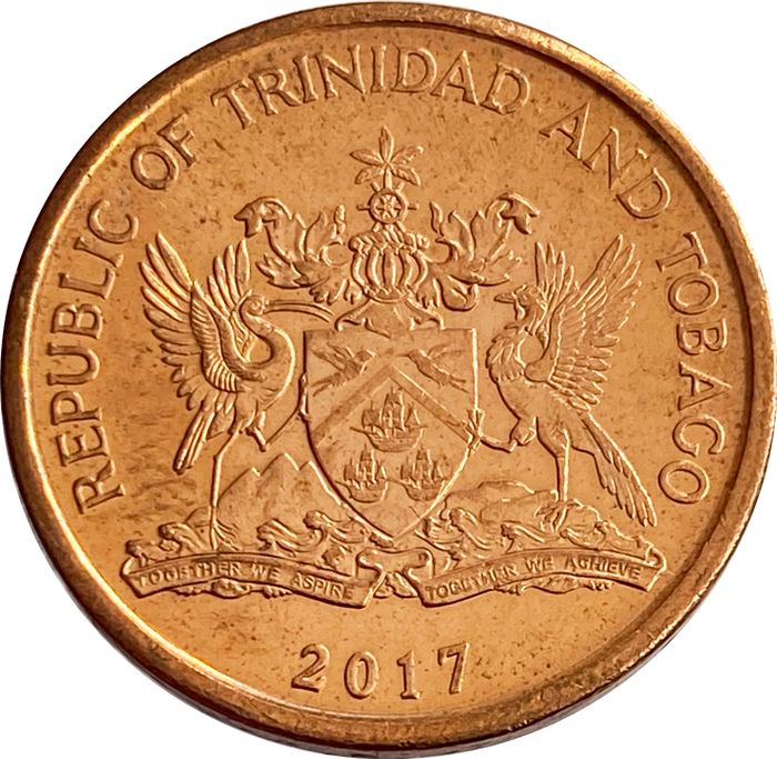 5 центов 2017 Тринидад и Тобаго XF-AU