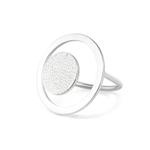 кольцо double round gritty ring