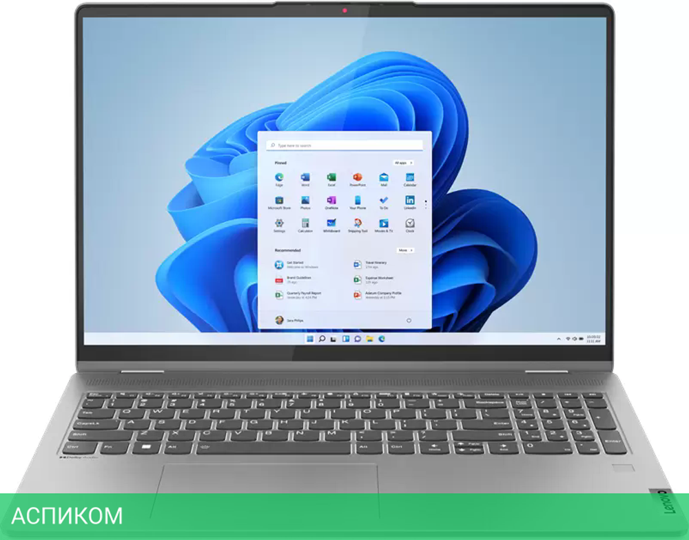 Ноутбук 2-в-1 Lenovo IdeaPad Flex 5 16ABR8 82XY002NRK