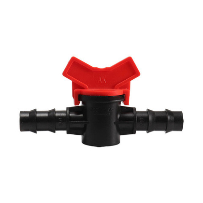 Кран проходной для капельной трубки 16 мм., 10 штук.