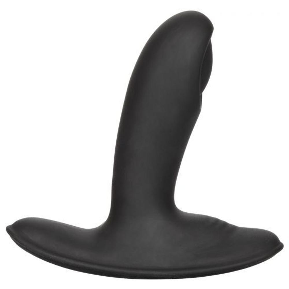 Черный массажер простаты с пультом-браслетом Eclipse Wristband Remote Pulsing Probe - 11,5 см. (Цвет: черный)