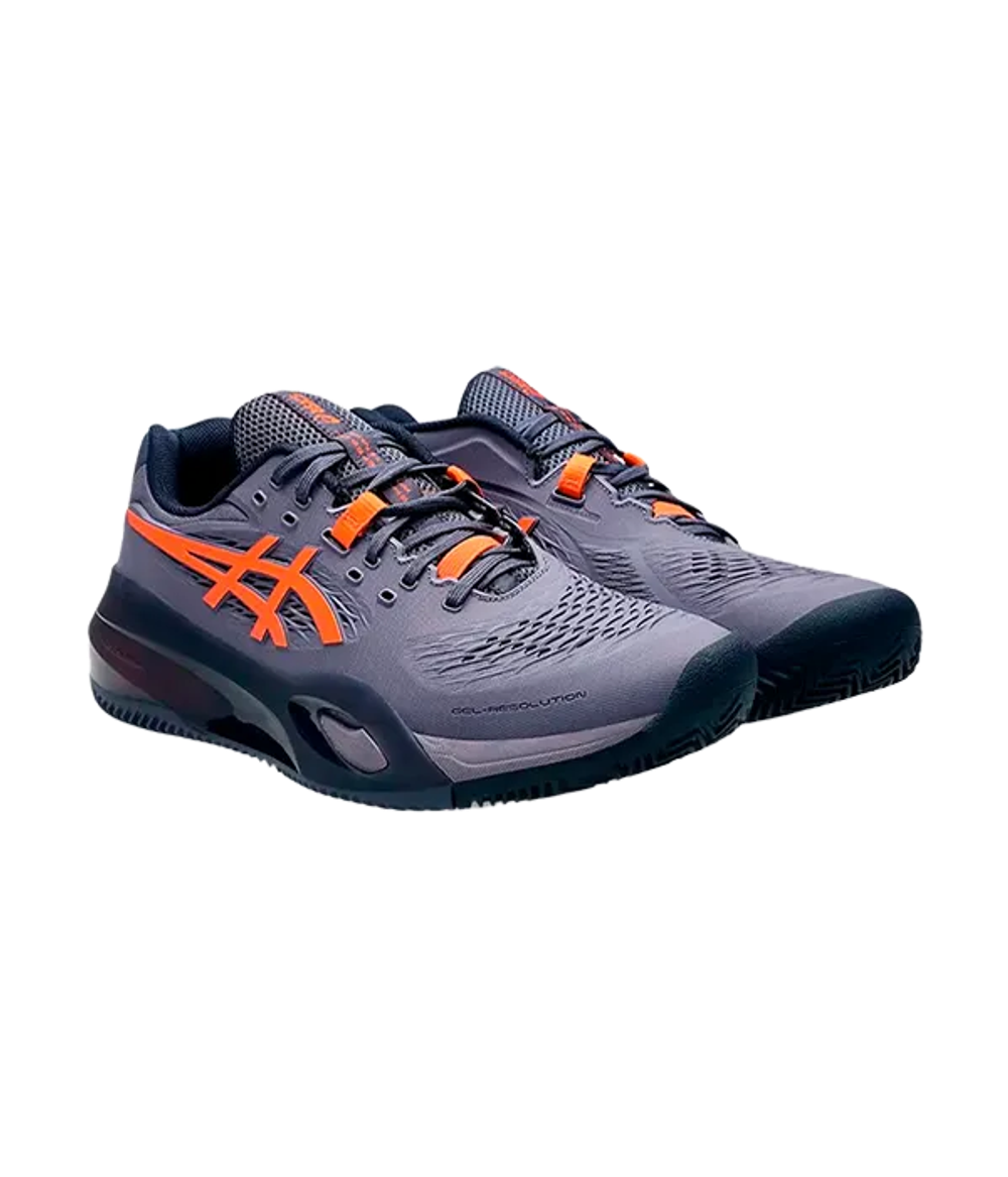 Asics Gel-Resolution X Clay Серовато-фиолетовый-Nova Orange 2025 Кроссовки
