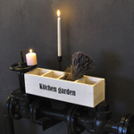 Органайзер для кухни и сада Флоутард, из массива сосны в голландском стиле, белый