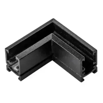 Соединитель L-образный 506127 чёрный Linea Lightstar