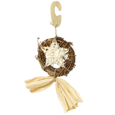 Игрушка для птиц "Звезда с кольцом", 155/210*130мм, серия NATURAL, Triol