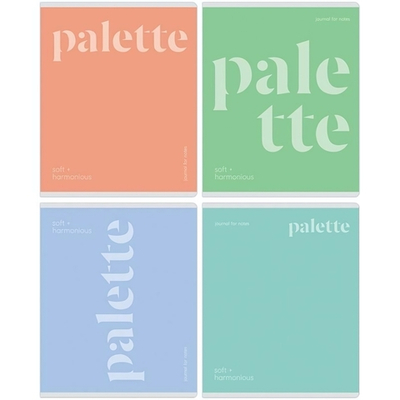 Тетрадь А5 48л. клетка "Monocolor. Palette" (BG)